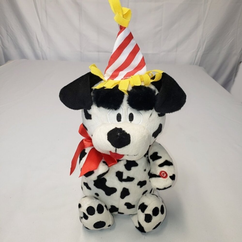 Dalmatian Animated Expressions of Joy/Eyebrow Wigglers sings “Happy Birthday"